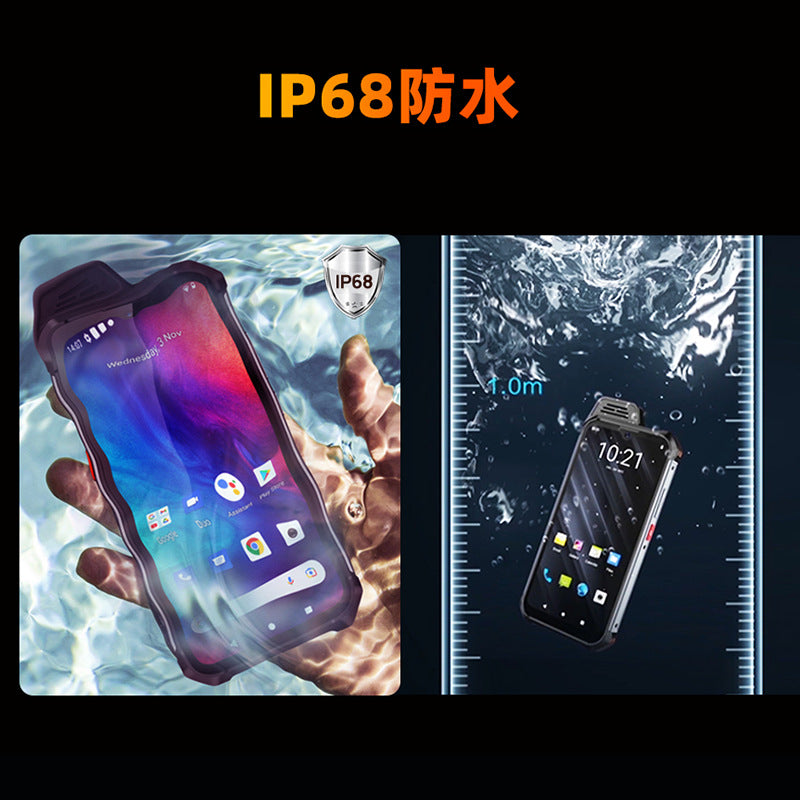 Cross-border 6.3 inch IP68 waterproof Android mobile phone brand new unopened 4g octa-core NFC fingerprint rugged smartphone