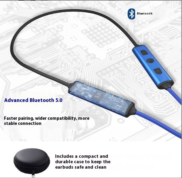 Noise-reducing Bluetooth Mobile Phone Headphones For Work And Laziness